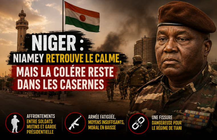 Niger : tensions persistantes dans les rangs militaires après les événements de Niamey